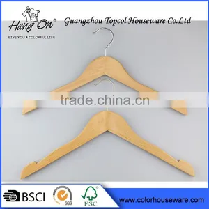 Natural Garment Wooden Hanger for Clothes thumbnail-1