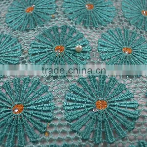 Nigerian Wedding Cotton Lace Africa Watersoluble Lace Africa Dry Lace Fabris thumbnail-4