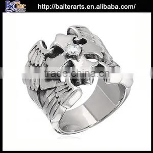 Hot Men's Titanium Ring Without Stone Indonesia Ring Without Stone Design thumbnail-1
