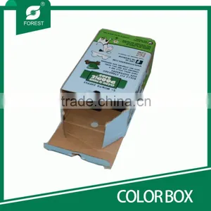 LARGE RECTANGLE SHAPE CORRUGATED COLOR BOXES FOR DOODIE BAGS PACKAGING WITH PANTONE COLORS thumbnail-2
