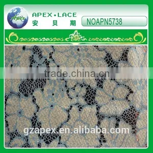 Double Color Nylon Lace Fabric for Dress thumbnail-1