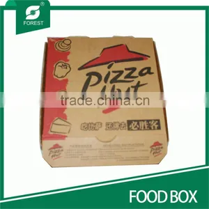 MEDIUM BROWN PIZZA BOX CORRUGATED TAKE AWAY FOOD PACKAGING BOXES thumbnail-2