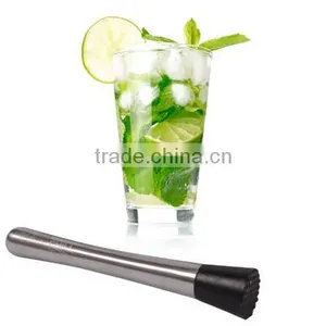 Stainless Steel Muddler,Bar Muddler,Cocktail Muddler With Mixing Spoon thumbnail-4
