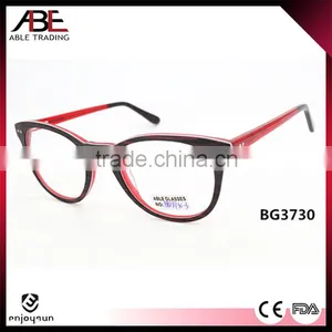 New Trend 2016 Round Woman Quality Handmade New Style Acetate Eyeglasses Optical Frames Optics Spectacle FDA Supplier's Choice thumbnail-3