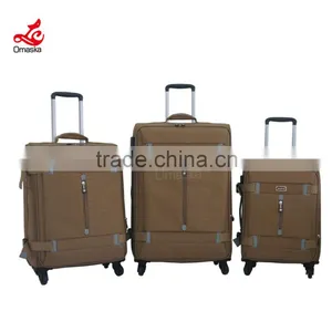 Nylon Material Suictase Four Wheel Trolley Luggage thumbnail-1