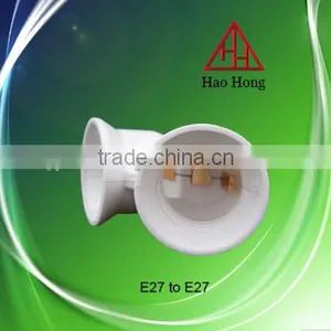 Hight Temperature Resist E27 to E27 PBT Adapter Lampholder thumbnail-2
