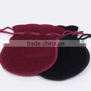 Promotion Small Custom Velvet Fabric Drawstring Jewelry Bags Made in China thumbnail-4