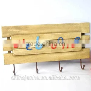 Household Sundry Wall Mounted Hooks Wood Hooks for Sale thumbnail-2