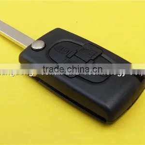 4 Button Flip Folding Remote Key Blank Shell for Peugeot 307 CE0536 thumbnail-4