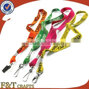 Funny Printed Customize Logo Promotional Lanyard With Metal Clip thumbnail-2