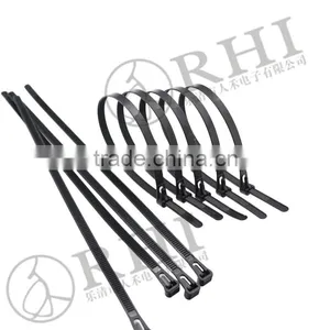 RHI Black Releasable Plastic and Nylon Cable Tie thumbnail-3