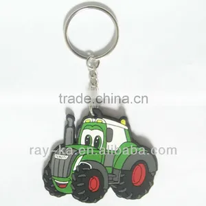 Car Shape 3d Soft Pvc Keychain thumbnail-1
