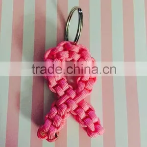 Hot Sale Rainbow Paracord Woven Keychain, Rainbow Rope 550 to Make Keychain, Rainbow 550 Paracord Survival Keychain Quality Choice thumbnail-4