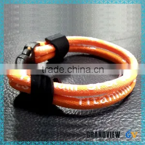 2 Rope Baseball Useful Germanium Oem Orange-neon-orange Germanium Magnetic Necklace Sports thumbnail-1