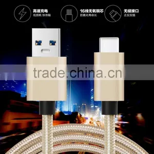 Nylon Braid Usb 3.1 Type c Male to Usb 3.0 Male Data Transfer Cable thumbnail-1