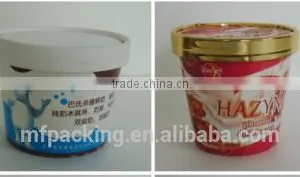 Nice Design Disposable Ice Cream Paper Cup Cream Paper Bowl and Lids thumbnail-4