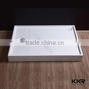 Shenzhen Kkr Hot Selling Solid Surface Shower Tray for Sale thumbnail-1