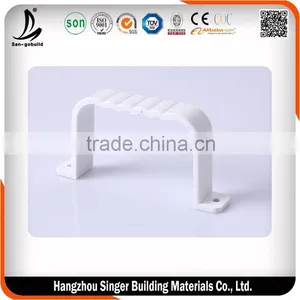 Plastic Pvc Rain Gutters for Roofing Drainage, 5.2inch Pvc Rain Water Collector thumbnail-2