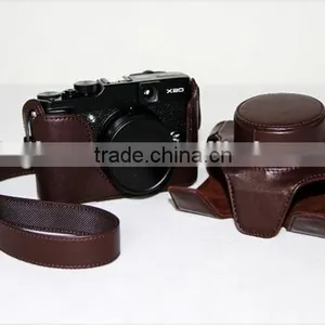 Factory High Quality Lovely Stylish Leather Camera Bag in Dongguan thumbnail-1