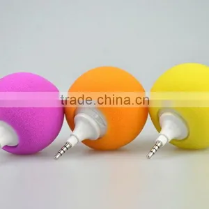 Super Mini Audio Sponge Ball Music Speaker 3.5mm Audio Jack thumbnail-1