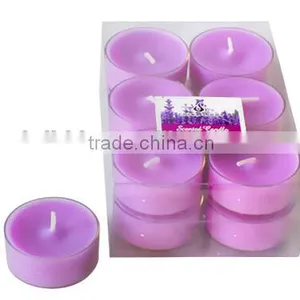 Purple Tealight Candle, Lavender Scented Candle thumbnail-1