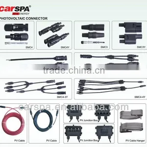 pv Spare Parts for Solar System pv Connector pv Cable pv Hanger pv Junction Box -carspa and Sunpulse thumbnail-1