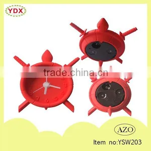 2014 Made in China Anime Silicone Alarm Clock, Animal Shape Mini Clock thumbnail-3