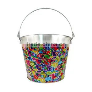 Metal Tin Ice Bucket, Customized Printing Ways Available thumbnail-5