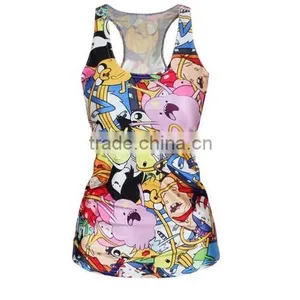 3D Digital Print Womens Vests Tops Singlet Bodycon T-Shirt Tank Top Sleeveless thumbnail-2