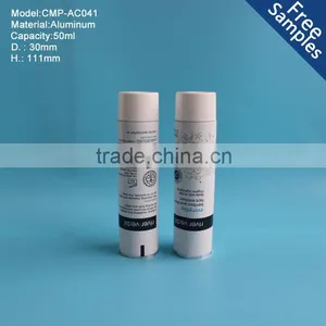 50g Double Wall Cap Aluminum Tube for Cosmetics ,50 ml Collapsable Aluminum Tube thumbnail-2