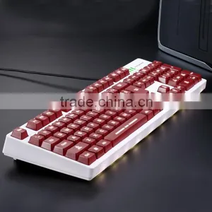 New Cool High Keycaps Illuminated Ergonomic LED BackLight USB Wired Gaming Keyboard for Laptop,LED Backlite Gaming Keyboard thumbnail-3