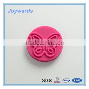 Hot Selling Food Grade Silicone Cookie Stamp With Wooden Handle thumbnail-1