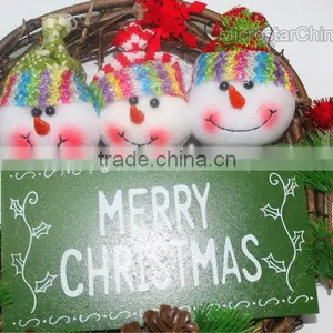 New Home Christmas Decorations Christmas Rattan Ring Santa Claus Snowman Dolls Pendant Party Hanging Ornaments thumbnail-3