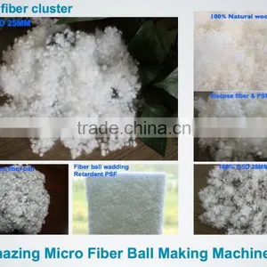 Washable Synthetic Down-like Fiber Ball Cluster Fill for Garment Jacket Bedding Pillow thumbnail-5