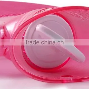 Hot PVC Hot- Water Bottle Classic Big Capacity Pink Anti-scald thumbnail-2