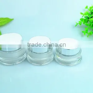 Cystal Top ABS Cap Plastic Acryrlic Cream Jars thumbnail-6