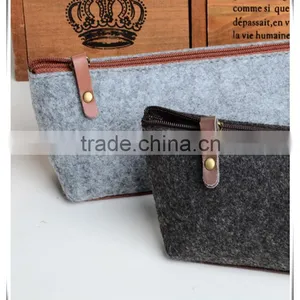 Handmade Felt Kids Bag,Felt Box With Zipper In Rectangle thumbnail-1