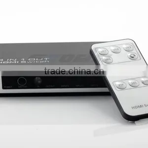 Full HD 1080P 4x1 HDMI Switch 4 Port HDMI Splitter Switcher Support HDMI 3D 4K*2K Picture in Picture Remote Control thumbnail-3