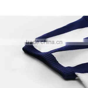 Black and White Stripes in the Summer of 2016 the New Han Edition Cultivate One's Morality Short Sleeve Dress thumbnail-3
