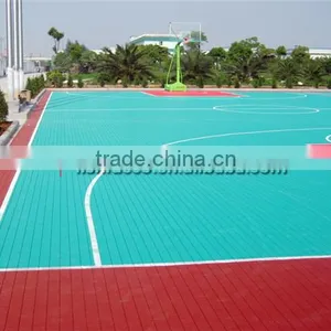 Outdoor Portable Interlocking Basketball Court Floor Mat thumbnail-4