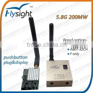 D657 Video Transmitter and Receiver Long Range 5.8GHz 200mW for FPV Heli RC thumbnail-1