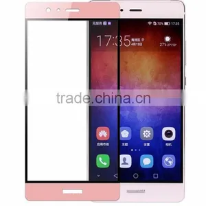 Anti-fingerprint Colored Clear Tempered Glass Screen Protector for Huawei P9 thumbnail-3