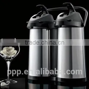 1.9L+1.9L Stainless Steel Body Vacuum Air Pot Double Glass Liner thumbnail-1