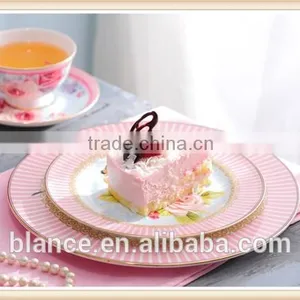 Flower and Bird Coffee Tea Set in Golden Edge Design thumbnail-4