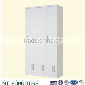 Personal Storage Half Height 3 Door Changing Room Kids Metal Locker thumbnail-2