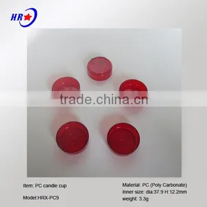 HRX-PC 9 RED CHRISTMAS PLASTIC TEALIGHT CANDLE CUPS thumbnail-4