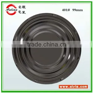 Silver Aluminum or Tin High Quality Can 502# Bottom Lid thumbnail-1