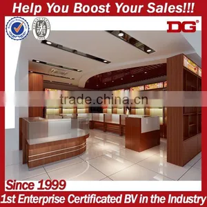 Good Performance Wooden Showcase Wine Display Cabinet thumbnail-1