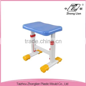 Hot Selling Adjustable Steel Leg Plastic Wholesale Child Stool thumbnail-1