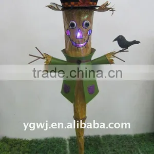 Metal Garden Scarecrow Stake Halloween thumbnail-1